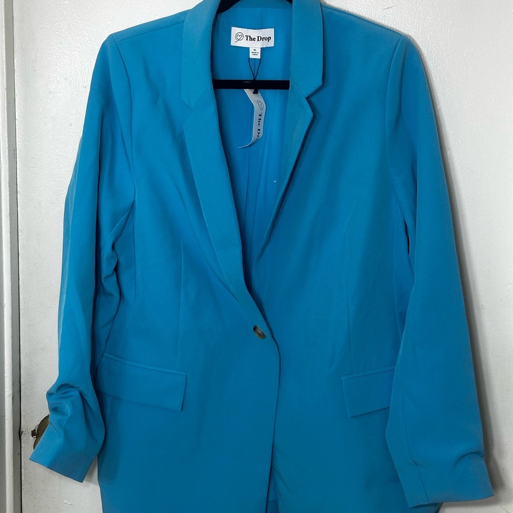 The Drop Women's Vibrant Blue Blazer